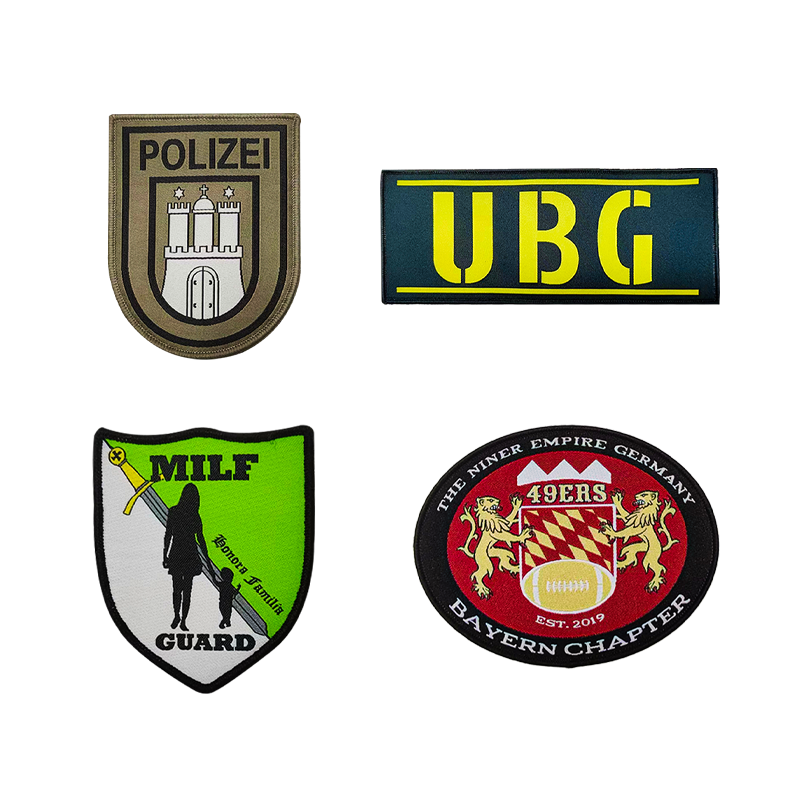 Customizable Round Cloth Woven Patch for Promotion Gift